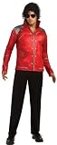 Red Michael Jackson Zipper Jacket Costume 41os5mmMGEL. SL160 Red Michael Jackson Zipper Jacket Costume