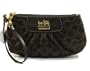 Coach Large Madison Signature Wristlet Pouch Bag 41988 Brown