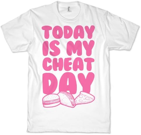 Today is my Cheat Day (Pink) Size Small T-Shirt (White)