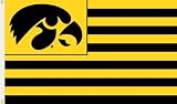 NCAA Iowa Hawkeres 3' X 5' Flag with Grommets