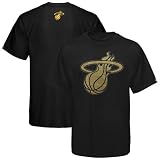 NBA Miami Heat Black Raised Foil T-shirt