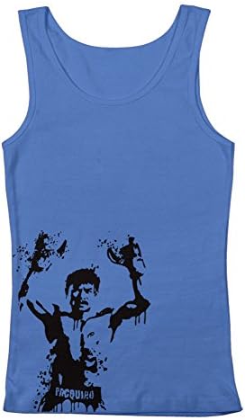 Manny Pacquiao Men's Tank Top Blue X-Large