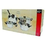 7 Piece Cookware Set With Glass Lids Case Pack 4