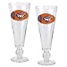 Phoenix Suns NBA 2pc Pilsner Glass Set with Basketball on stem - Oval Logo