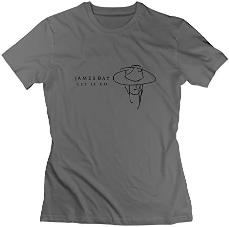 TIANYI Women James Bay 'Let It Go Cotton Tee Shirts XS DeepHeather