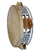 CasaPercussion Large Riq (tambourine), wood, mother of pearl inlay