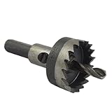 uxcell ツイストドリルビット　ホールソーメタルカッター　3フラットシャンク　ウォキングホールソー