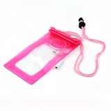 35mm underwater camera Markirt Waterproof Mobile Phone Bag Pouch w/ Neck Strap for Outdoor Pink
