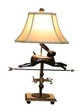 Rabbit Weathervane Lamp in Light Coco