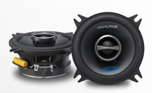 Alpine Sps-410 4-Inch 2 Way Pair of Car Speakers