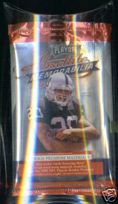 Cover image : ONE PACK of 2008 Playoff Absolute Memorabilia Football HOBBY PACK (1 Auto or Jersey Card/Pack！)