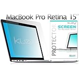 Kuzy - Clear Retina 15-inch Screen Protector Film for Apple MacBook Pro 15.4" with Retina Display (Model: A1398) - Clear