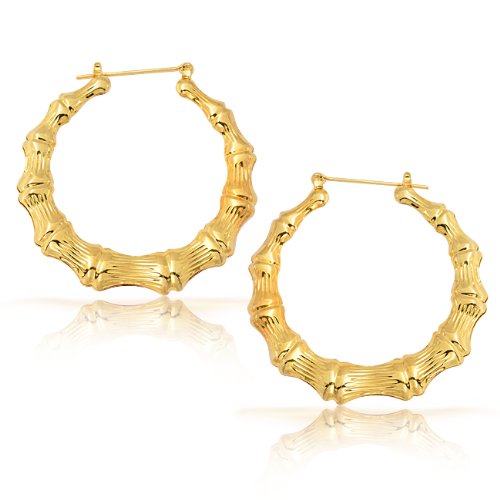 Discount Bling Jewelry Bamboo 14K Gold-filled Medium 1.75