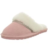Chooka Women's Rhinestone Sheepskin Slipper
