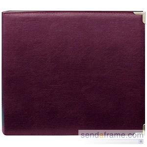 Pioneer 12-Inch by 12-Inch Sewn Burgundy Scrapbook Binder