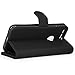 Google Pixel Case, TAURI [Stand Feature] Wallet Leather Case with Card Pockets Protective Case Flip Cover For Google Pixel - Black