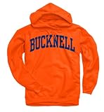 Bucknell Bison Orange Arch Hooded Sweatshirt
