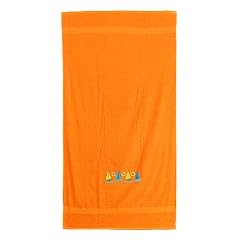 Kids Neon Orange Sailboat Beach Towel Swimwear