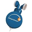Grandmax R-AUDIO-4 Retractable Stereo Earphone, Blue