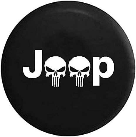 Car Lovers Skulls Punisher Universal Jeep Tire Cover 32 inch