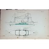 1887 の軍艦の Almirante ブラウン Los アンデスのパタゴニア