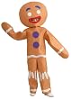 Shrek-Gingerbread Man Child Costume - Large - Kid's Costumes