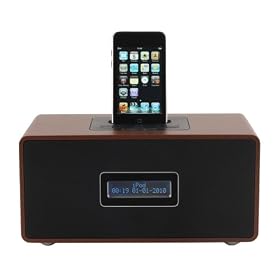 Intempo Retro Wooden DAB Radio with iPod Dock