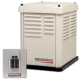 5837 Generac Core Power 7kW Automatic Standby Generator W/8-Circuit Transfer Switch(CAN'T SHIP TO CA)