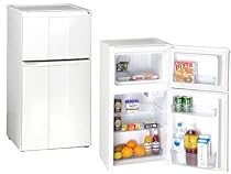 Haier 2ドア 冷凍冷蔵庫 98L 直冷式 ノンフロン設計 JR-N100C W ホワイト 【エコポイント対象商品】
