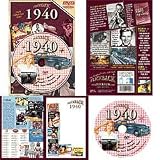 1940 DVD: Your Fabulous Year - Nostalgic 70th Birthday Gift