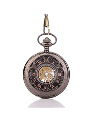 Yesurprise Clock Mechanical hand-wound movement Raeder pocket watches pocket watch chain vintage mens watch Ladies Watch Skeleton Watch Gift Gift reloj de montre de pulsera # 10