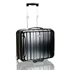 Tollbag Exklusiver Business Trolley Polycarbonat Cabin Case Overnight Case COMO SCHWARZ (Orange Label)