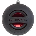RAIKKO XS plus Vacuum Speaker, Mini aktiv Lautsprecher (schwarz, 3,5mm Klinkenstecker)
