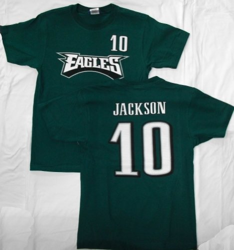 Desean Jackson Philadelphia Eagles Game Gear Jersey Name And Number Green Youth T-Shirt