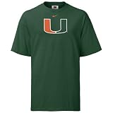 Nike Miami Hurricanes Green Classic Logo T-shirt