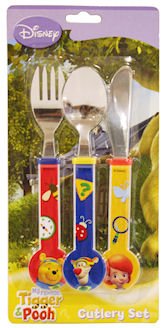 Childrens Toyshop  Toys : Disney My Friends Tigger & Pooh Cutlery Set