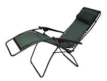 Zero Gravity Padded Reclining Patio / Lounge Chair - Green