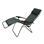 Zero Gravity Padded Reclining Patio / Lounge Chair - GREEN