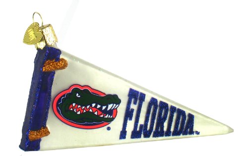 NCAA Florida Gators Glass Pennant Ornament NCAA Florida Gators Glass Pennant Ornament