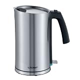 Cloer 4909 Cool-Wall-Wasserkocher / 1,2 Liter / w&auml;rmeisoliert durch doppelwandigen Edelstahlbeh&auml;lter