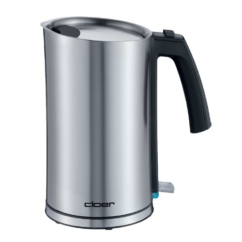 Cloer 4909 Cool-Wall-Wasserkocher / 1,2 Liter / wärmeisoliert durch doppelwandigen Edelstahlbehälter Cloer 4909 Cool-Wall-Wasserkocher / 1,2 Liter / wärmeisoliert durch doppelwandigen Edelstahlbehälter