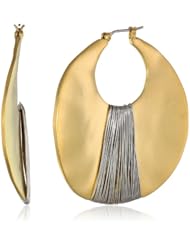 Kenneth Cole New York Large Gold-Tone Orbital Earrings