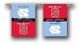 North Carolina State Wolfpack 28X40 Banner W/ Pole Sleeve - Rivalry House Divided - NCAA