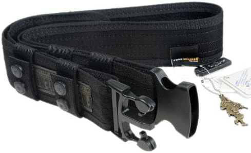 Generic Free Soldier Cordura Tactical Outdoor Sports Field Belt (mud)