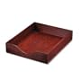 Advantus 07213 Hardwood stackable desk tray, letter, stand. depth, 2-1/4h, mahogany finish