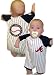 Atlanta Braves Infant Pinstriped Shorts Romper