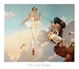 Leda's Daughter Art Poster Print by Michael Parkes, 32x28