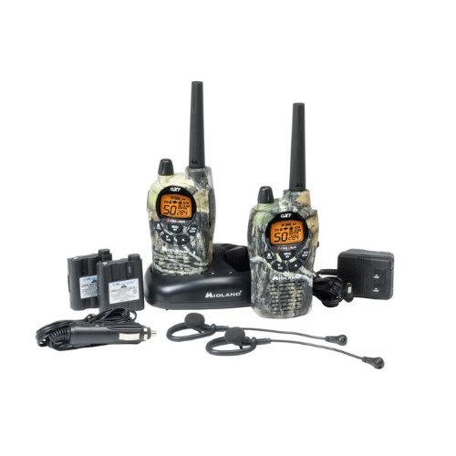Midland GXT1050VP4 36-Mile 50-Channel FRS/GMRS Two-Way Radio (Pair) (Camo) 