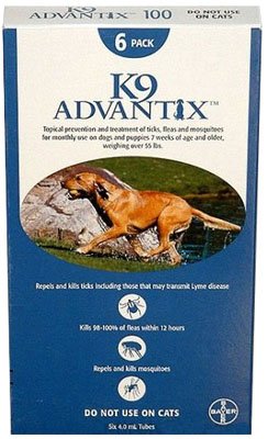 Advantage Flea Control Dogs And Puppies Over 55 lbs - 6 month supply