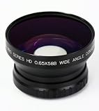 0.65x Weitwinkel Adapter mit 58mm Anschluss fuer Canon GL1, GL2